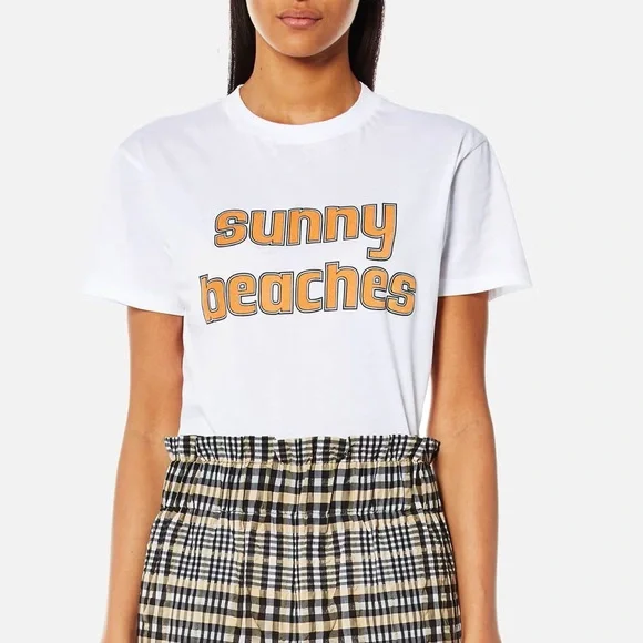 Ganni Graphic tee sz L - Picture 1 of 8